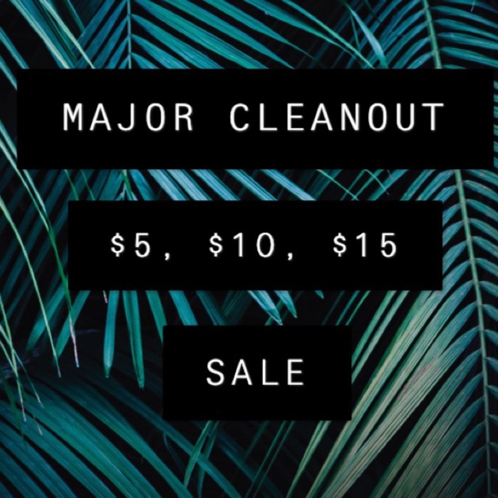 MAJOR CLOSET CLEAN OUT. Priced to SELL